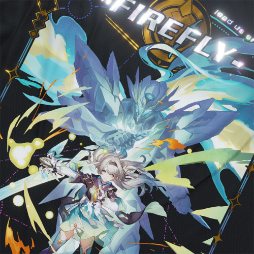 Firefly - Honkai Star Rail - Polera Holográfica - MYTHRIL PRINT