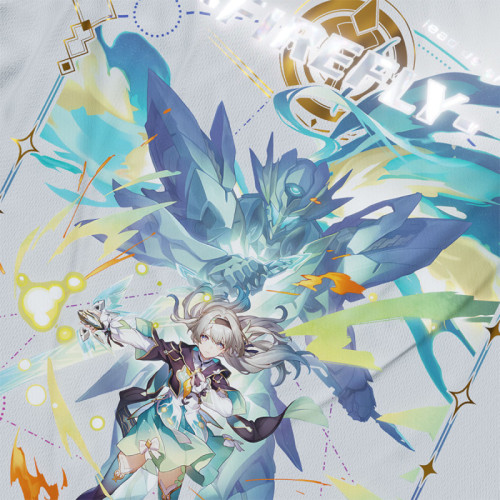 Firefly - Honkai Star Rail - Polera Holográfica - MYTHRIL PRINT