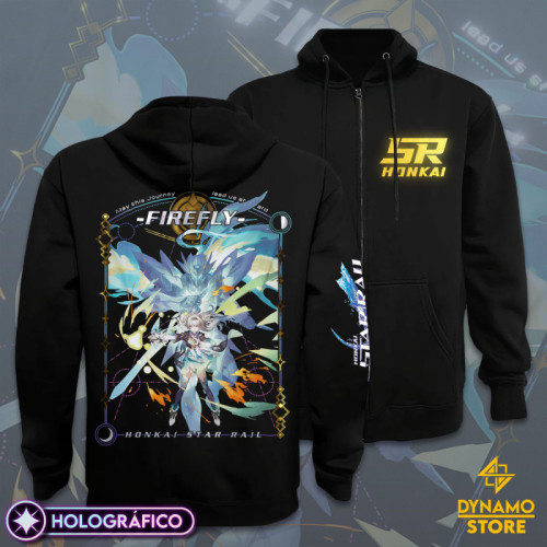 Firefly - Honkai Star Rail - Poleron Holográfica - MYTHRIL PRINT