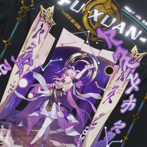 Fu Xuan - Honkai Star Rail - Polera Holográfica - MYTHRIL PRINT