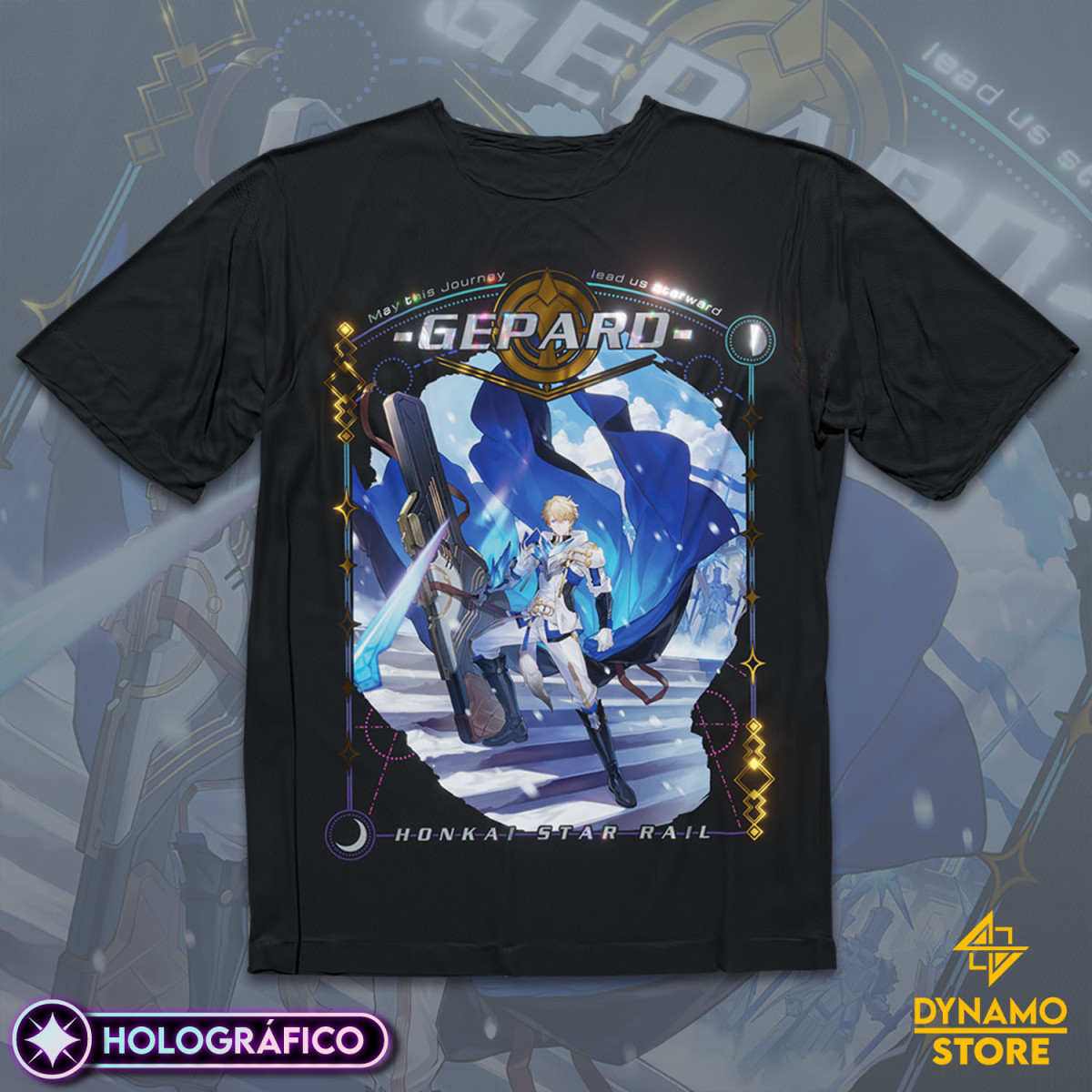 Gepard - Honkai Star Rail - Polera Holográfica - MYTHRIL PRINT
