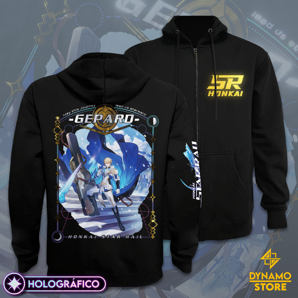 Gepard - Honkai Star Rail - Poleron Holográfica - MYTHRIL PRINT