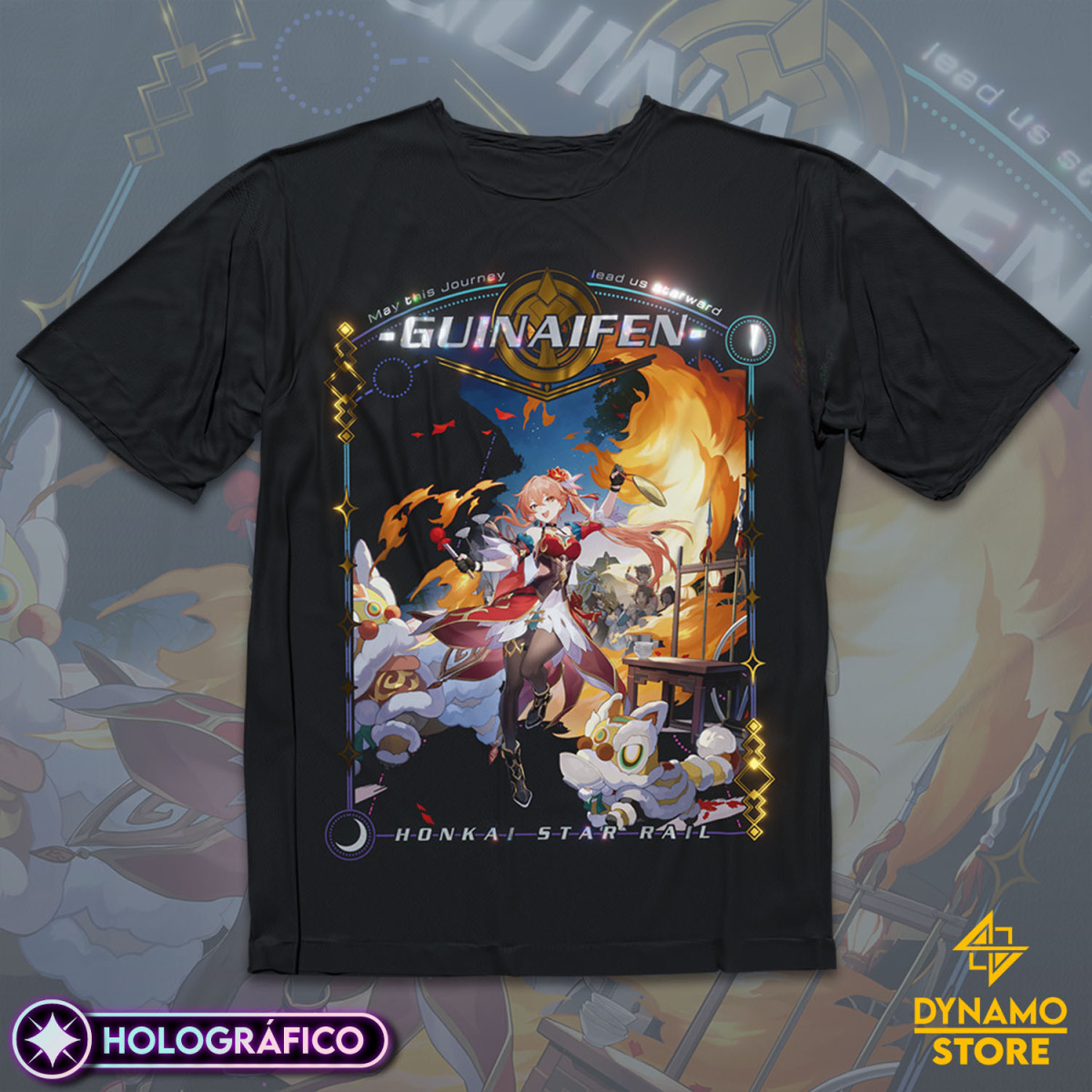 Guinaifen - Honkai Star Rail - Polera Holográfica - MYTHRIL PRINT
