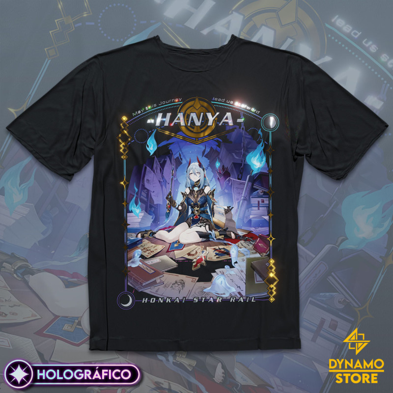 Hanya - Honkai Star Rail - Polera Holográfica - MYTHRIL PRINT