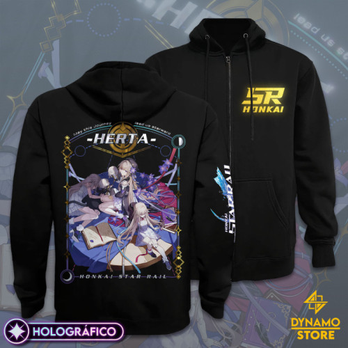 Herta - Honkai Star Rail - Poleron Holográfica - MYTHRIL PRINT