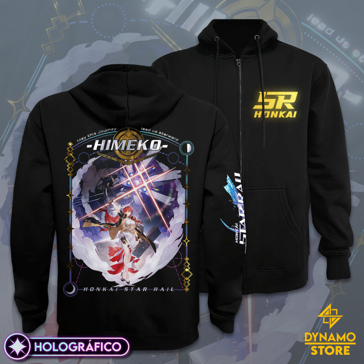 Himeko - Honkai Star Rail - Poleron Holográfica - MYTHRIL PRINT