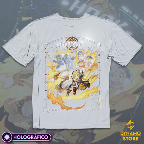 Hook - Honkai Star Rail - Polera Holográfica - MYTHRIL PRINT