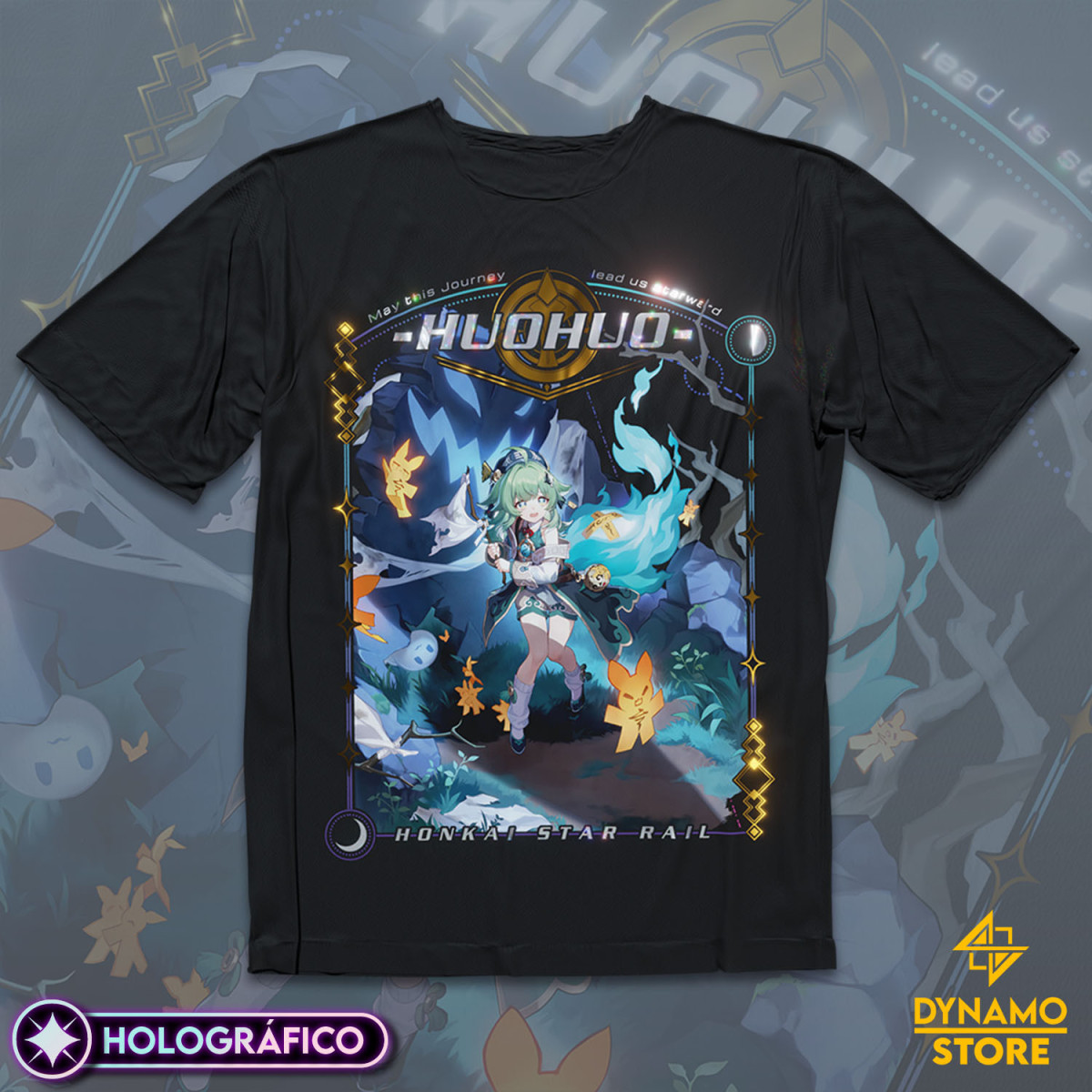 Huohuo - Honkai Star Rail - Polera Holográfica - MYTHRIL PRINT