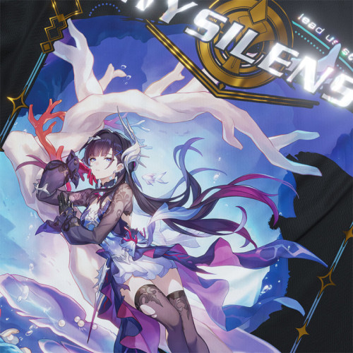 Hysilens - Honkai Star Rail - Polera Holográfica - MYTHRIL PRINT