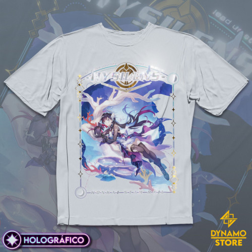 Hysilens - Honkai Star Rail - Polera Holográfica - MYTHRIL PRINT