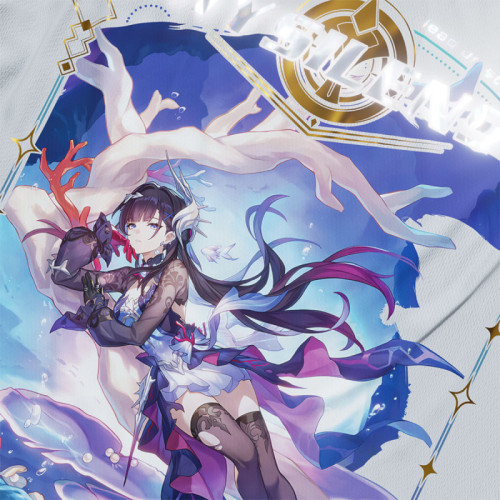 Hysilens - Honkai Star Rail - Polera Holográfica - MYTHRIL PRINT