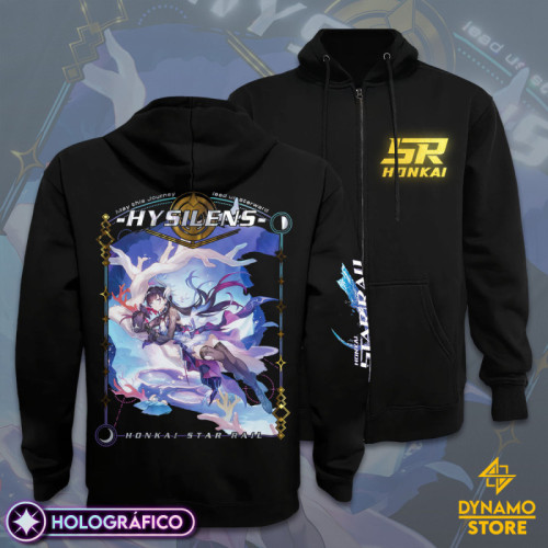 Hysilens - Honkai Star Rail - Poleron Holográfica - MYTHRIL PRINT