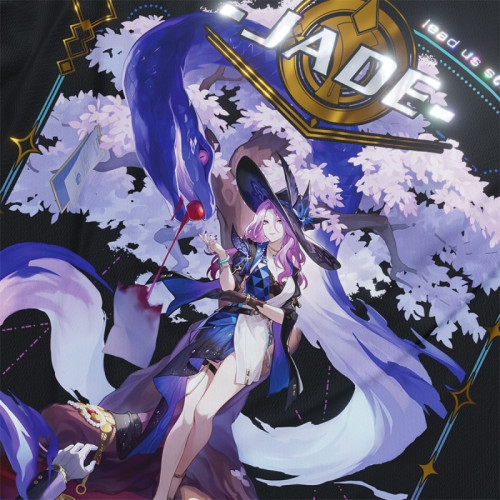 Jade - Honkai Star Rail - Polera Holográfica - MYTHRIL PRINT