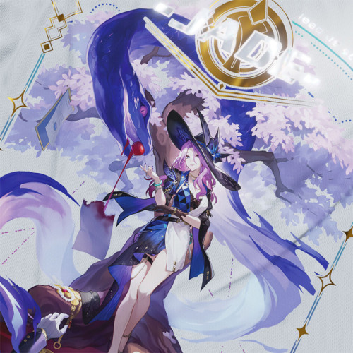 Jade - Honkai Star Rail - Polera Holográfica - MYTHRIL PRINT