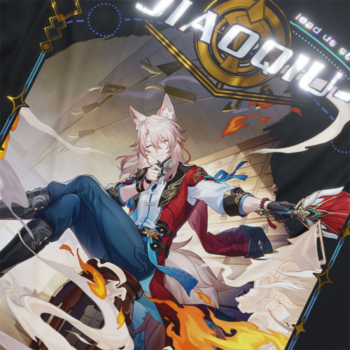 Jiaoqiu - Honkai Star Rail - Polera Holográfica - MYTHRIL PRINT