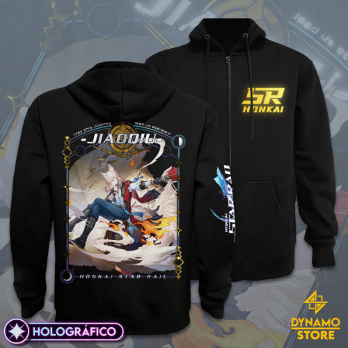 Jiaoqiu - Honkai Star Rail - Poleron Holográfica - MYTHRIL PRINT