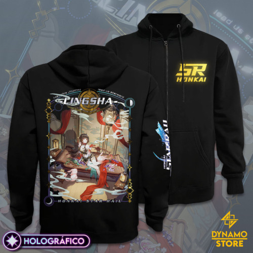 Lingsha - Honkai Star Rail - Poleron Holográfica - MYTHRIL PRINT