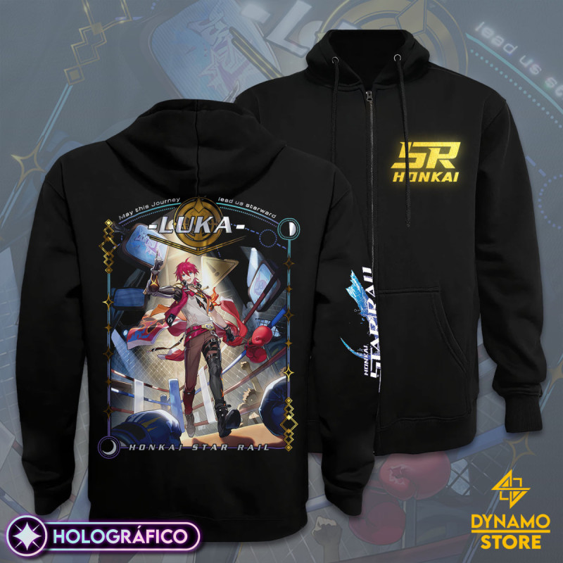 Luka - Honkai Star Rail - Poleron Holográfica - MYTHRIL PRINT