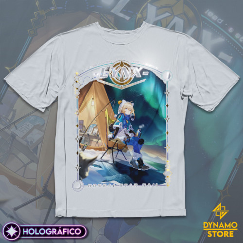 Lynx - Honkai Star Rail - Polera Holográfica - MYTHRIL PRINT