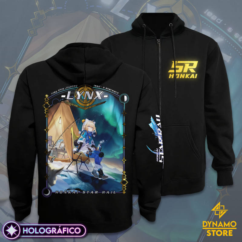 Lynx - Honkai Star Rail - Poleron Holográfica - MYTHRIL PRINT