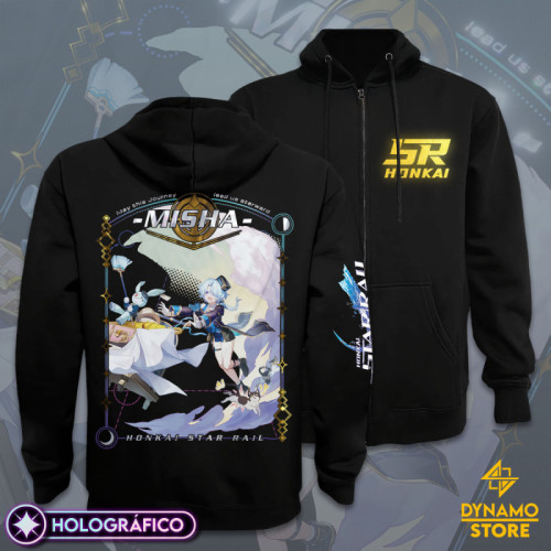 Misha - Honkai Star Rail - Poleron Holográfica - MYTHRIL PRINT