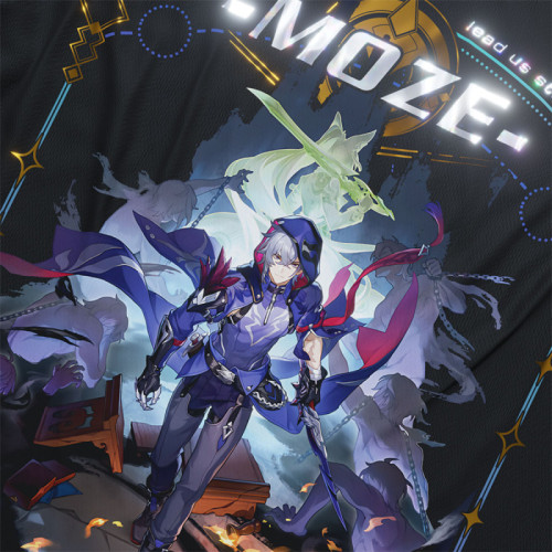 Moze - Honkai Star Rail - Polera Holográfica - MYTHRIL PRINT