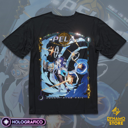 Pela - Honkai Star Rail - Polera Holográfica - MYTHRIL PRINT