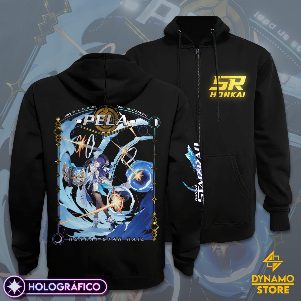 Pela - Honkai Star Rail - Poleron Holográfica - MYTHRIL PRINT