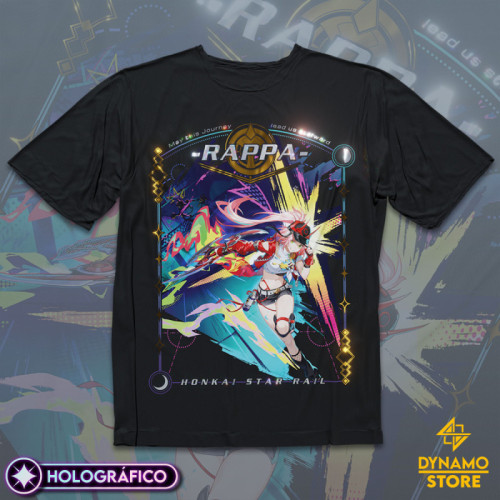 Rappa - Honkai Star Rail - Polera Holográfica - MYTHRIL PRINT