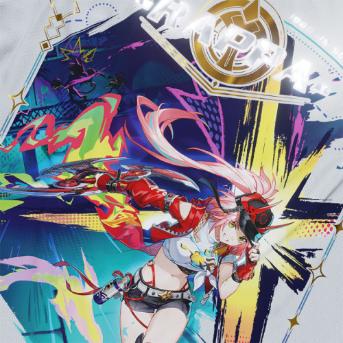 Rappa - Honkai Star Rail - Polera Holográfica - MYTHRIL PRINT