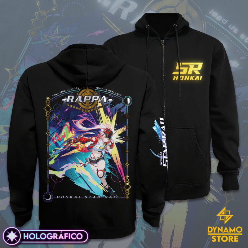 Rappa - Honkai Star Rail - Poleron Holográfica - MYTHRIL PRINT
