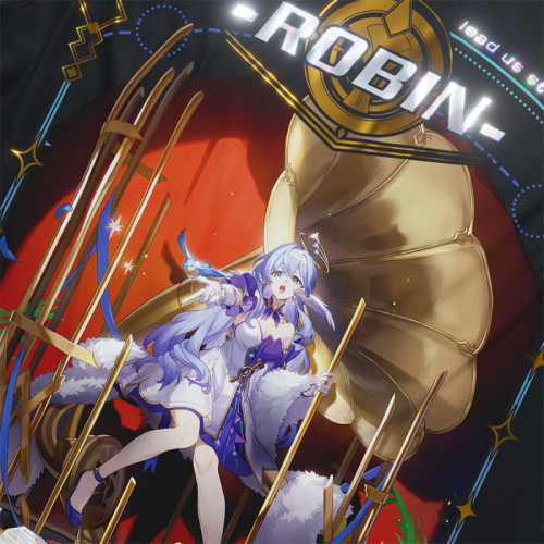Robin - Honkai Star Rail - Polera Holográfica - MYTHRIL PRINT