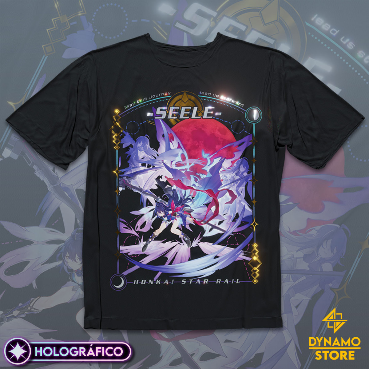 Seele - Honkai Star Rail - Polera Holográfica - MYTHRIL PRINT