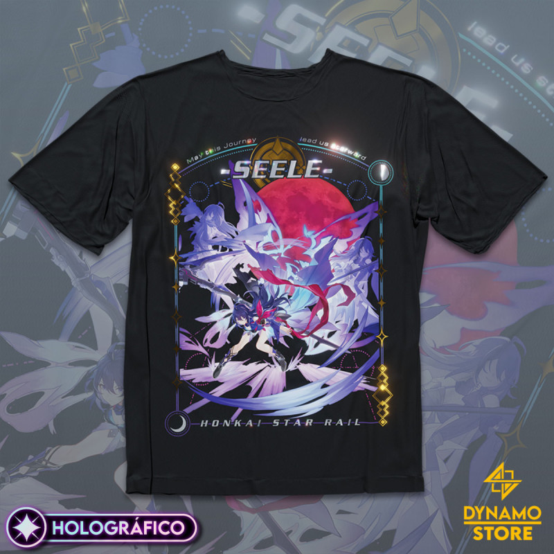 Seele - Honkai Star Rail - Polera Holográfica - MYTHRIL PRINT