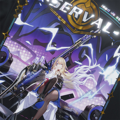 Serval - Honkai Star Rail - Polera Holográfica - MYTHRIL PRINT