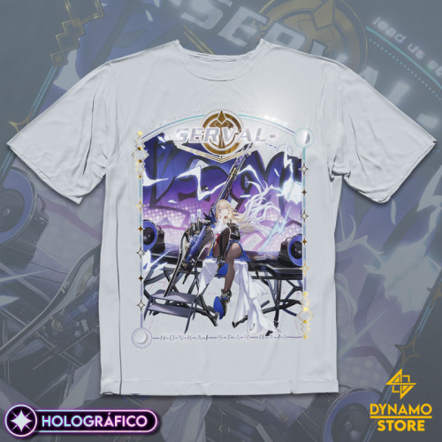 Serval - Honkai Star Rail - Polera Holográfica - MYTHRIL PRINT