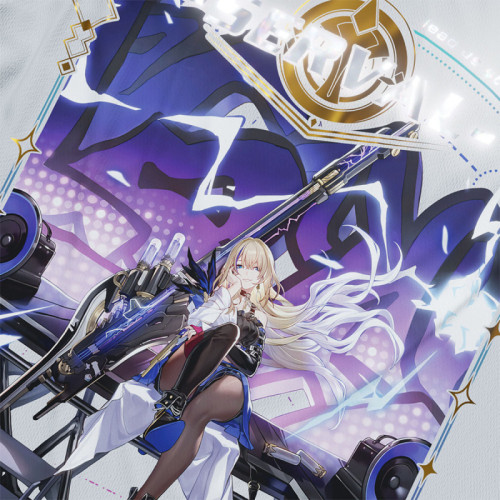 Serval - Honkai Star Rail - Polera Holográfica - MYTHRIL PRINT