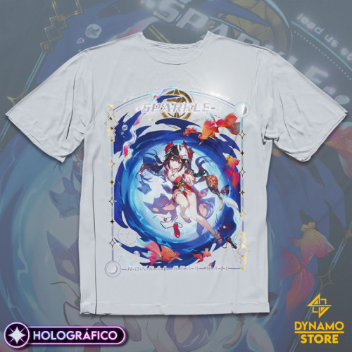 Sparkle - Honkai Star Rail - Polera Holográfica - MYTHRIL PRINT