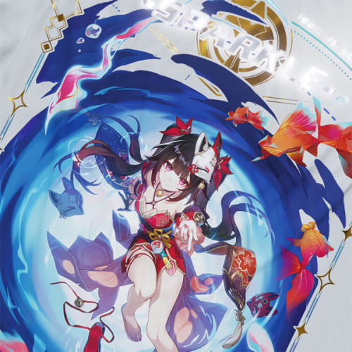 Sparkle - Honkai Star Rail - Polera Holográfica - MYTHRIL PRINT