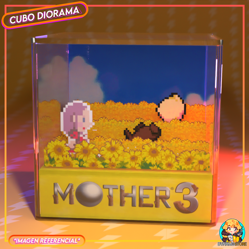Mother 3 Sunflower Fields- Diorama Cube