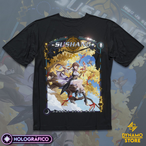 Sushang - Honkai Star Rail - Polera Holográfica - MYTHRIL PRINT