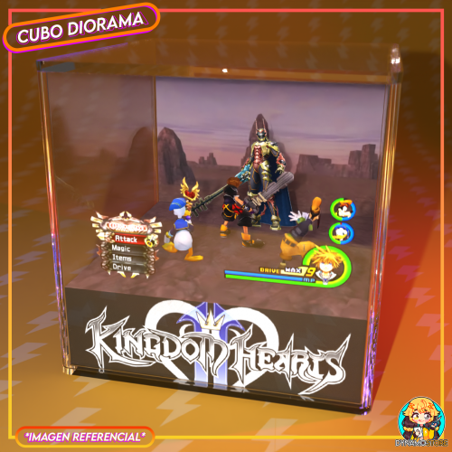 Terra's Battle - Kingdom Hearts II - Diorama Cube