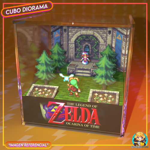 Zelda Ocarina of Time - Diorama Cube