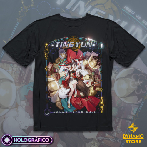 Tingyun - Honkai Star Rail - Polera Holográfica - MYTHRIL PRINT