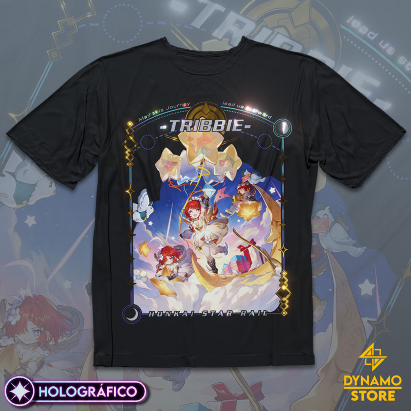 Tribbie - Honkai Star Rail - Polera Holográfica - MYTHRIL PRINT