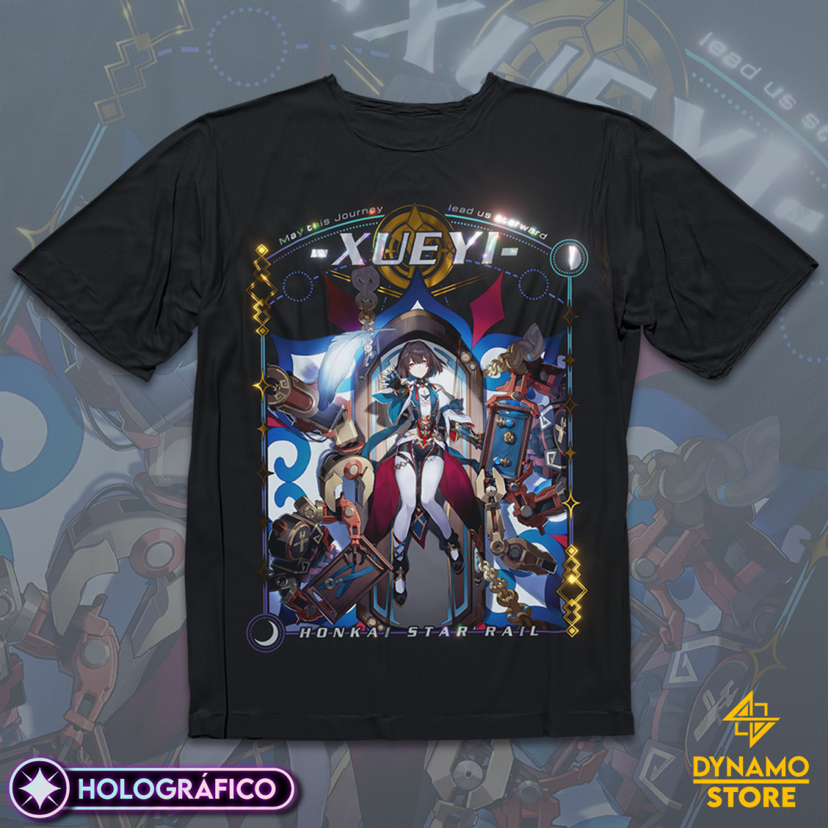 Xueyi - Honkai Star Rail - Polera Holográfica - MYTHRIL PRINT
