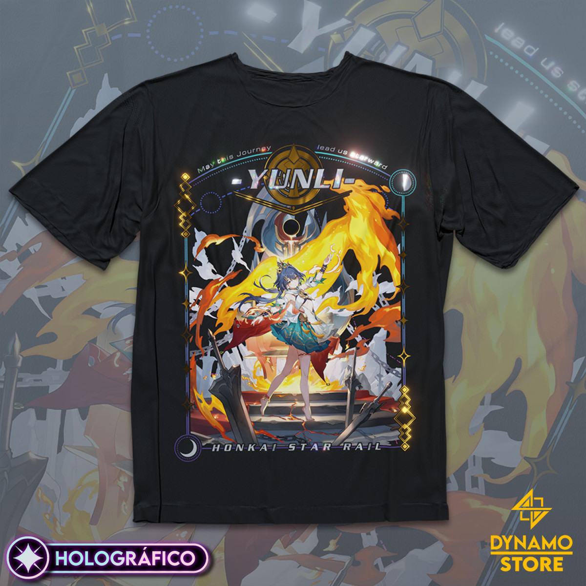 Yunli - Honkai Star Rail - Polera Holográfica - MYTHRIL PRINT