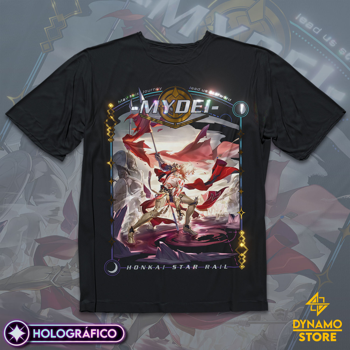 Mydei - Honkai Star Rail - Polera Holográfica - MYTHRIL PRINT