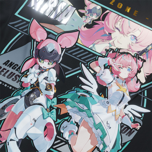 Aria - Zenless Zone Zero - Polera Holográfica - MYTHRIL PRINT