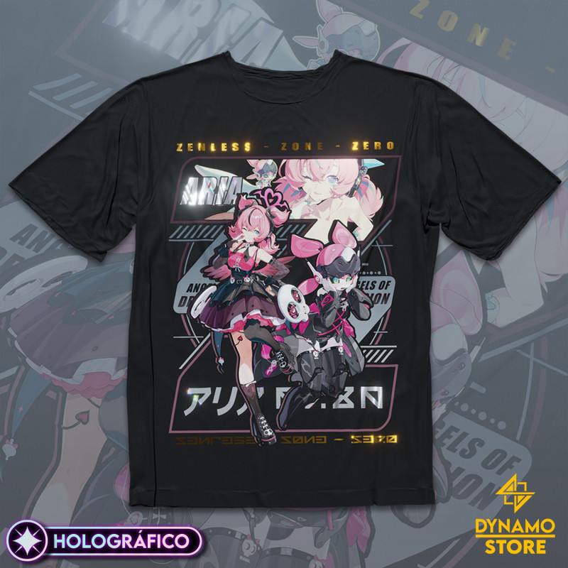 Aria Discordant Note - Zenless Zone Zero - Polera Holográfica - MYTHRIL PRINT